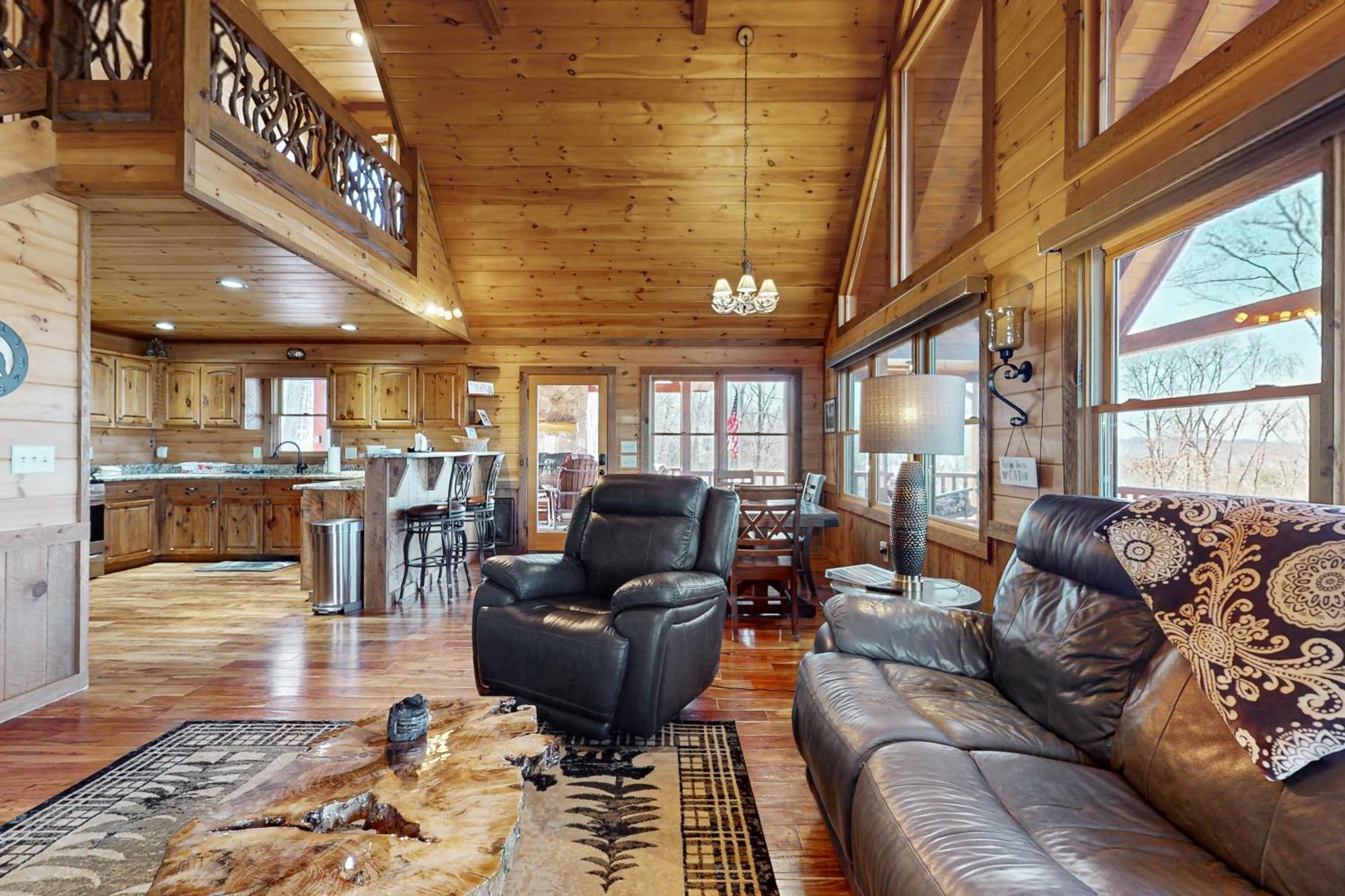 Bougie Bear Cabin Morganton Exteriör bild