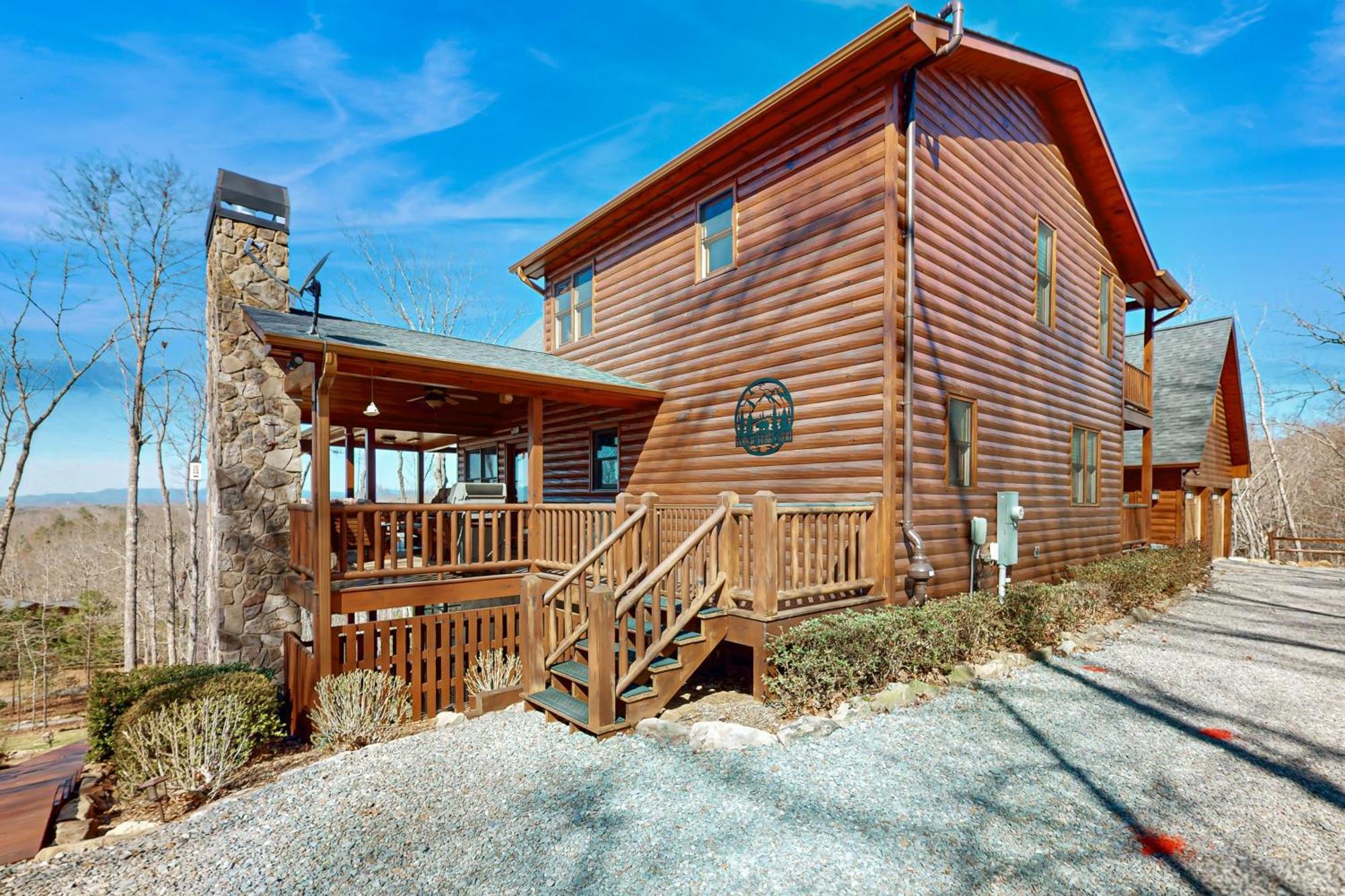 Bougie Bear Cabin Morganton Exteriör bild
