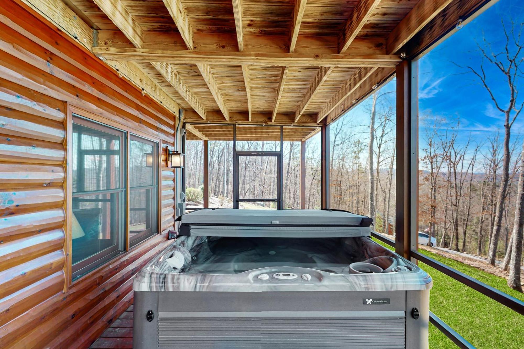 Bougie Bear Cabin Morganton Exteriör bild