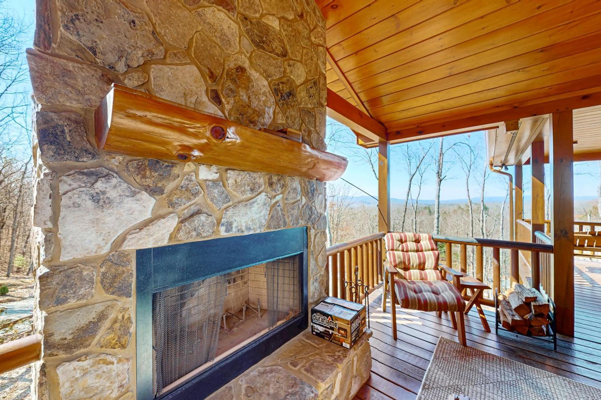Bougie Bear Cabin Morganton Exteriör bild