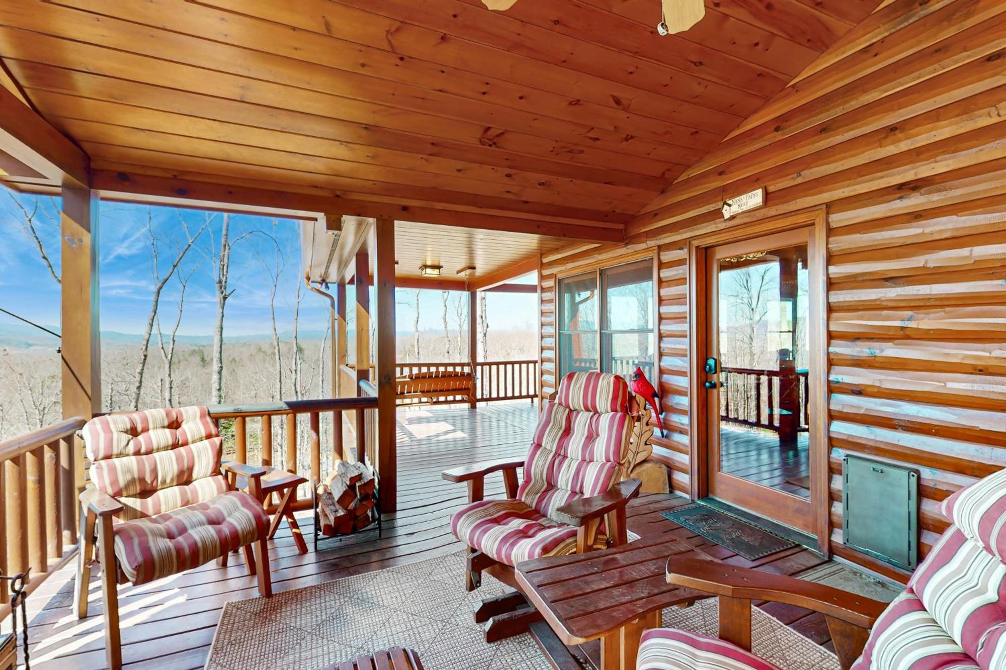 Bougie Bear Cabin Morganton Exteriör bild
