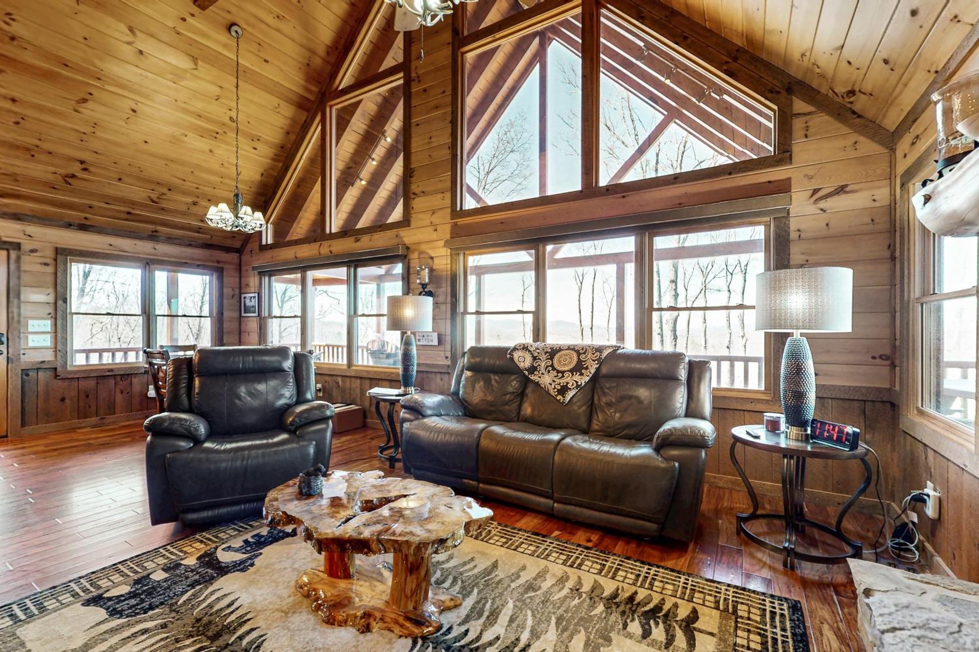 Bougie Bear Cabin Morganton Exteriör bild