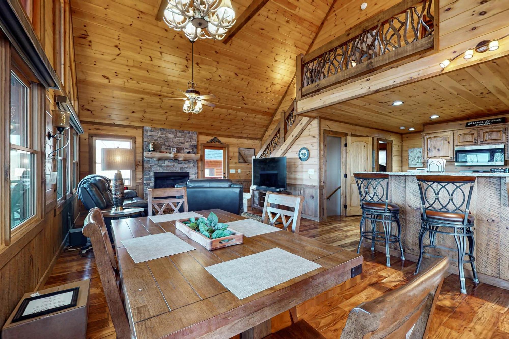 Bougie Bear Cabin Morganton Exteriör bild
